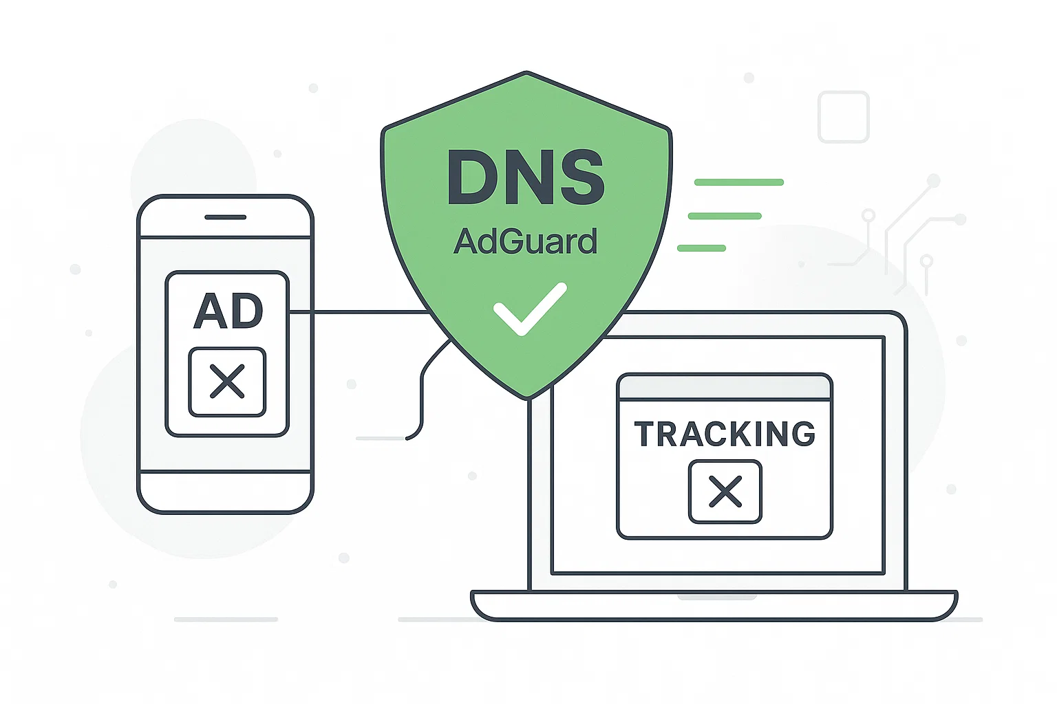Ilustrasi DNS AdGuard